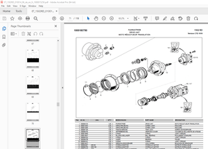 Wacker Neuson 1502 Crawler Excavator Parts Manual 1000015250 - PDF DOWNLOAD