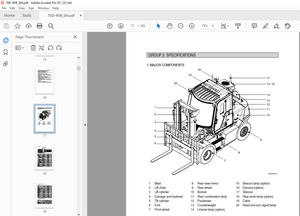 Hyundai Forklift 70D-9VB Service Manual 2023 – PDF DOWNLOAD