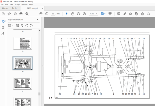 Terex TR35 Dump Truck Operation Safety Maintenance Manual PN 15273177 - PDF DOWNLOAD 
