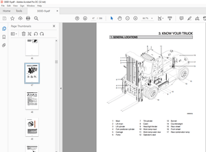 Hyundai 300D-9 Forklift Trucks Operator’s Manual 2023 -PDF DOWNLOAD