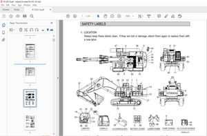 Hyundai R1250-9 Crawler Excavator Operator’s Manual 2023 – PDF DOWNLOAD