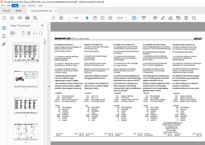 Ducati Monster 620DARK Monodisco 2004 Parts Manual PN 91511422C - PDF DOWNLOAD 