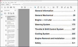 Volvo Penta 4.3GL GXi OSi-A B C D E Engine Workshop Manual_74550500 – PDF DOWNLOAD
