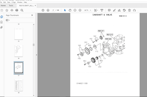 Kawasaki ISUZU 6WG1 Engine For 95Z7,97Z7,115Z7 Parts Manual - PDF DOWNLOAD