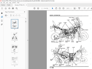 1984 Honda Shadow VT700C 84-85 VT750C 83 Shop Manual - PDF DOWNLOAD