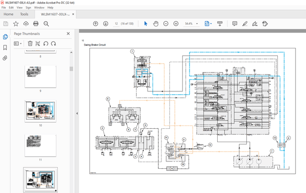Linkbelt Sumitomo 160X4 A3 Assembly Diagrams SERVICE MANUAL - PDF DOWNLOAD
