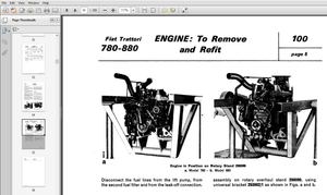 New Holland Fiat Trattori 780, 780DT, 880, 880DT Service Repair Manual (06910052) New Holland Fiat