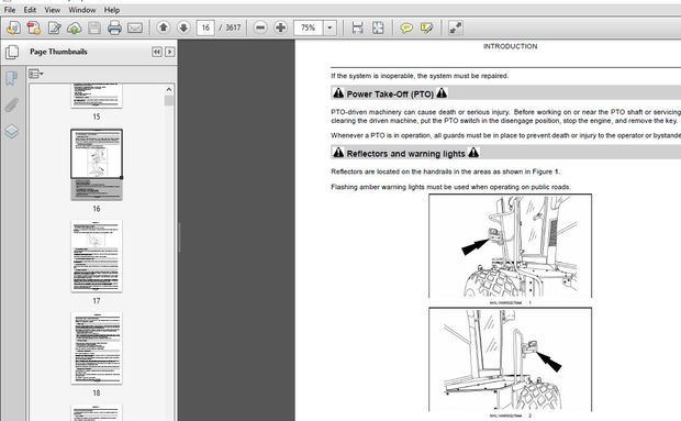 New Holland Speedrower 200 &amp; 240 Tier 3 Self-Propelled Windrower Service Manual (48143361)