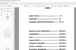Fiatallis FR9B FR9C FR90 Wheel Loader Service Manual - PDF DOWNLOAD