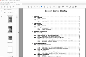 AGCO NA Control Center Display Operator Instruction Manual – PDF DOWNLOAD