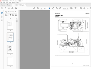 Kubota M8540 M9540 Tractor Workshop Manual – PDF DOWNLOAD