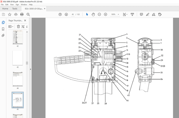 Still EGU 3000 Electric walkie pallet trucks Spare Parts List Manual – PDF DOWNLOAD