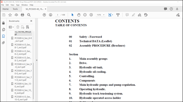 Komatsu Mining Germany PC5500-6 Service Manual – PDF DOWNLOAD