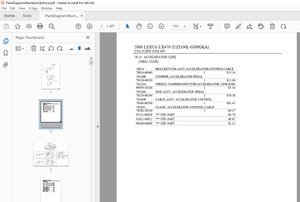 Toyota LEXUS LX 470 2000 Parts Manual - PDF DOWNLOAD