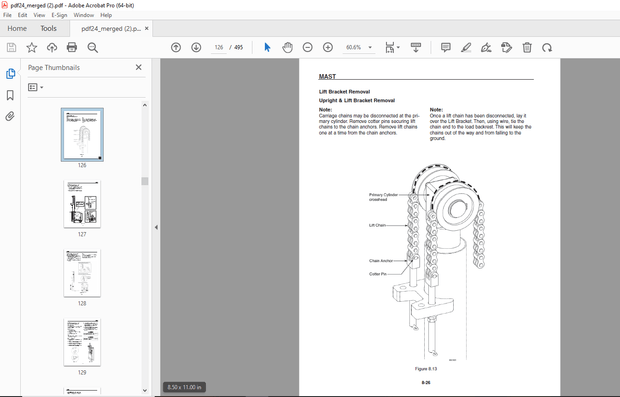 Mitsubishi Forklift  EDR13N-24V  ESR18N-24V ESR20N-24V ESS15N-24V ESS20N-24V Service Manual PDF