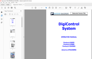 Fantuzzi Reggiane CS45KS RS55 RS60 STACKERS DigiControl System SERVICE MANUAL – PDF DOWNLOAD