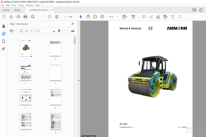 Ammann AV 130 X Cummins Tier 3 Návod k obsluze PDF