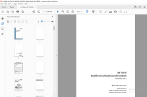 Ammann AV 130 X Rodillo de articulación de tándem Manual de instrucciones 4022001 PDF