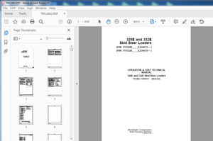 John Deere 328E &amp; 332E Skid Steer Loaders Operation &amp; Test Technical Manual  PDF DOWNLOAD