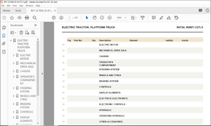 Still R 07-25 R 08-20 ELECTRIC TRACTOR PLATFORM TRUCK Spare Parts List Manual – PDF DOWNLOAD