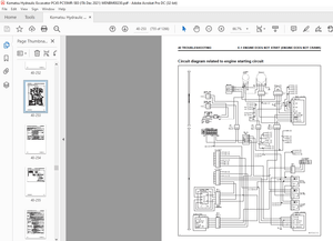 Komatsu PC45MR-5E0 PC55MR-5E0 Compact Hydraulic Excavator Shop Manual WENBM00230 – PDF DOWNLOAD
