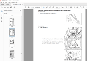 Komatsu PC700LC -11 Hydraulic Excavator Shop Manual UENBM00433 -  PDF DOWNLOAD