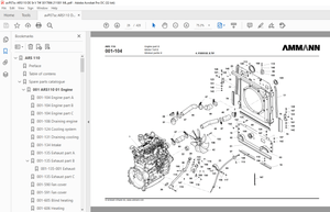 Ammann ARS 110 Single Drum Roller Parts Catalogue Manual 3017996 - PDF
