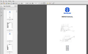 New Holland SC180 SC230 SC260 SC380 SC430 Service Repair Manual (87367201) - PDF DOWNLOAD
