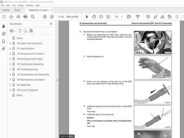 Komatsu D155AX-8E0 Bulldozer Service Repair Workshop Manual - PDF DOWNLOAD