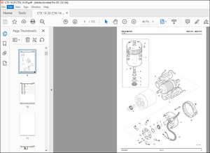 Still CTX 14 20 CTXi 14 20 Spare Parts List Manual – PDF DOWNLOAD