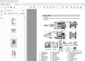 Hyundai HX210S HX220S Crawler Excavator Operator’s Manual 2023 – PDF DOWNLOAD