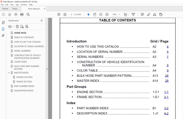 2001-2004 Honda GL1800 GOLD WING GL1800A GOLD WING PARTS MANUAL - PDF DOWNLOAD