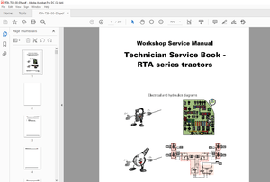 AGCO NA RTA series tractors Technician Service Book Workshop Service Manual – PDF DOWNLOAD
