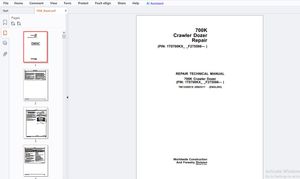 John Deere 700K Crawler Dozer Repair Technical Manual TM13359X19 - PDF DOWNLOAD
