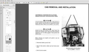 New Holland FIAT cab Series 90 Wheeled Tractors Workshop Manual (06910085)