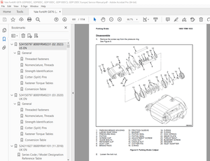 Yale Forklift G876 (GDP80DC, GDP90DC, GDP100DC, GDP100DCS, GDP120DC Europe) Service Manual PDF