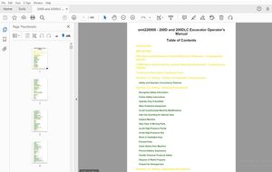 John Deere 200D &amp; 200DLC Excavator Operator&#x27;s Manual omt226908 - PDF DOWNLOAD 