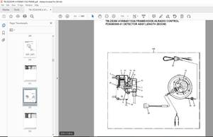 Tadano Crane TM-ZE260 41008401133A FRAME/HOOK-IN,RADIO CONTROL Parts Manual - PDF DOWNLOAD