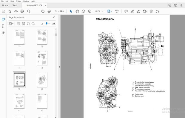 KOMATSU LW250-5 SERVICE REPAIR WORKSHOP MANUAL SEBM008905 - PDF DOWNLOAD