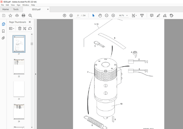 STILL STED Forklift SD 20 Two level high-lift truck Spare Parts List Manual – PDF DOWNLOAD