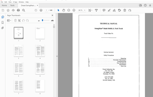 Drexel SwingMast R60SL-L Fork Truck Service &amp; Parts Manual 1402527 – PDF DOWNLOAD