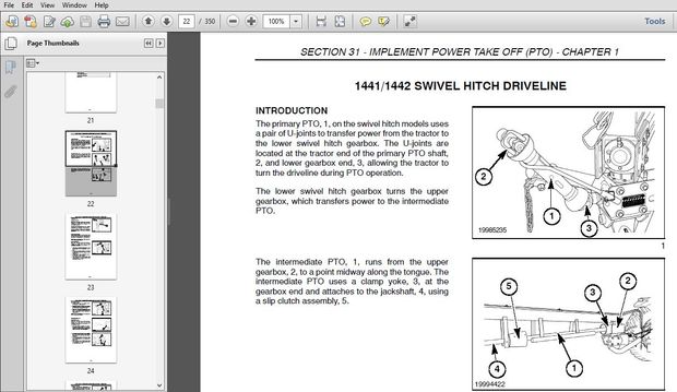 New Holland 1441 1442 Service Repair Manual (86614447) – New Holland 1441 1442