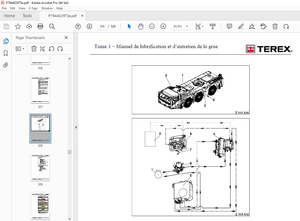Terex Crane Challenger 3160 &amp; 3180 Manuel de lubrification et d’entretien de la grue – PDF DOWNLOAD