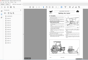 MASSEY FERGUSON MF8100 Series Tractors Workshop Manual - PDF DOWNLOAD