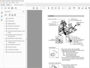 Hyundai Forklift 25/30/33LC-9 Operator’s Manual 2023 PDF