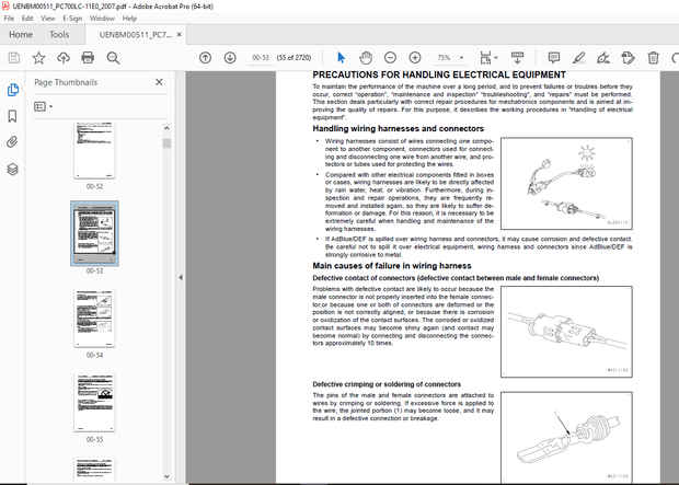 Komatsu PC700LC-11E0 Hydraulic Excavator Shop Manual UENBM00511 - PDF DOWNLOAD