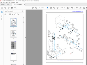 Bendi Landoll B55AC / B55AC HL Forklift Parts Manual F-596-R3 – PDF DOWNLOAD