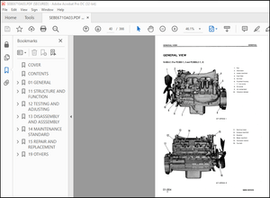Komatsu N-855 Series Diesel Engine Shop Manual SEBE6710A03 – PDF DOWNLOAD