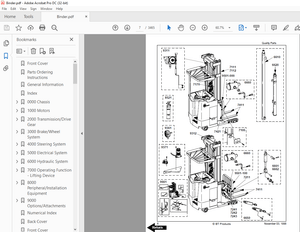 BT Prime-Mover Forklift RRX35 45  RSX40 50  RDX30 Master Parts Manual – PDF DONLOAD
