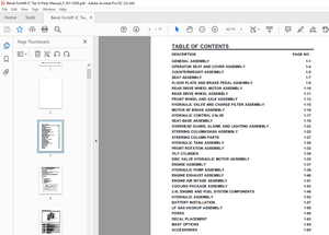 Bendi Landoll Narrow Aisle Forklift B40i3 Planned Maintenance Manual_F-502-0709 – PDF DOWNLOAD
